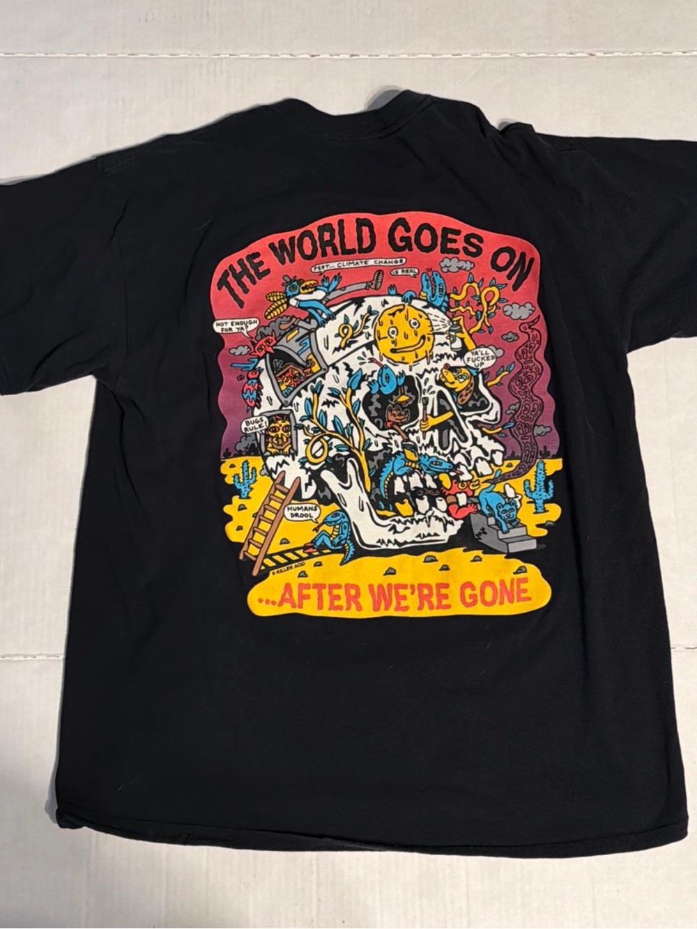 Killer Acid T-Shirt XL “The World Goes On After We’re Gone” Limited Edition